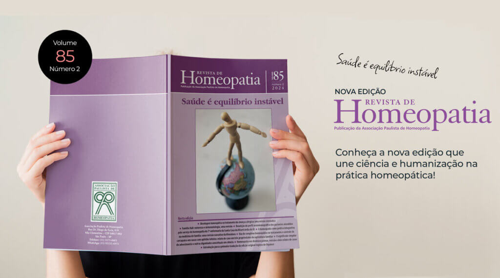 Lançamento da Revista de Homeopatia da APH traz novos olhares sobre saúde e ciência