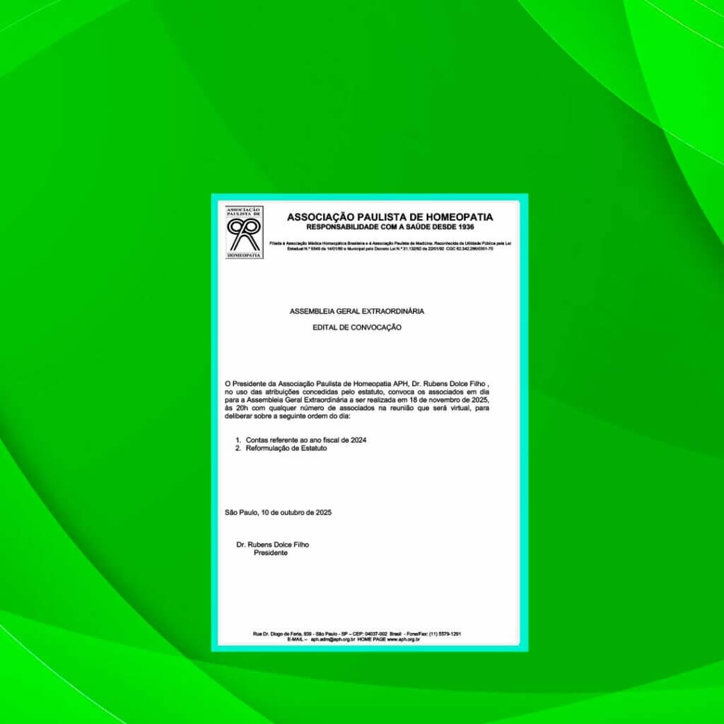 Assembleia Geral Extraordinária – Edital de Convocação