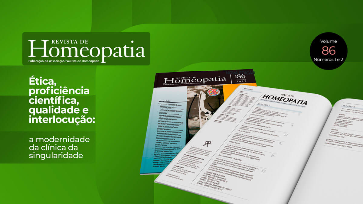 Revista de Homeopatia 86