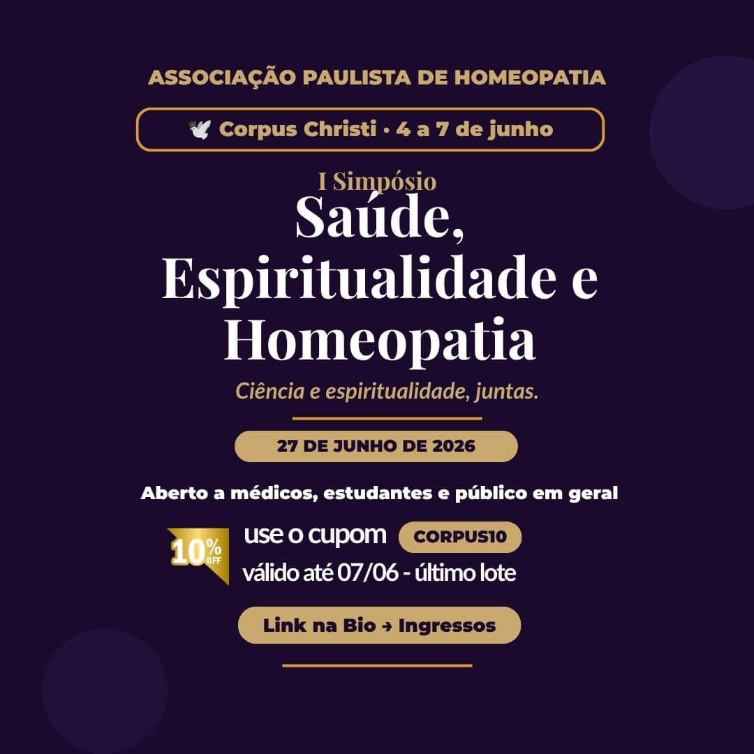 Simposio Saúde, Espiritualidade e Homeopatia