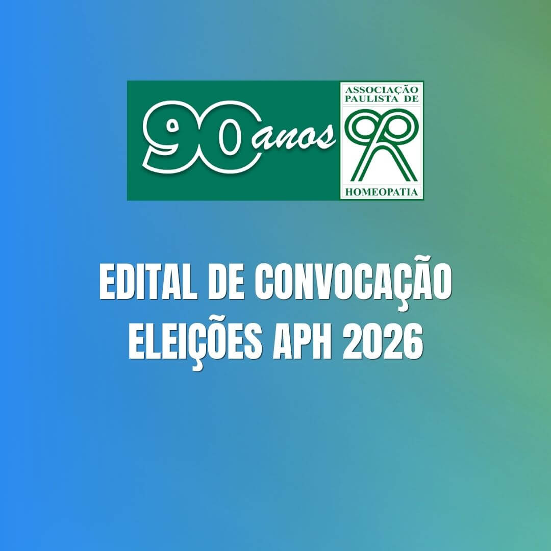 Edital de convocação para as eleições da APH em 2026